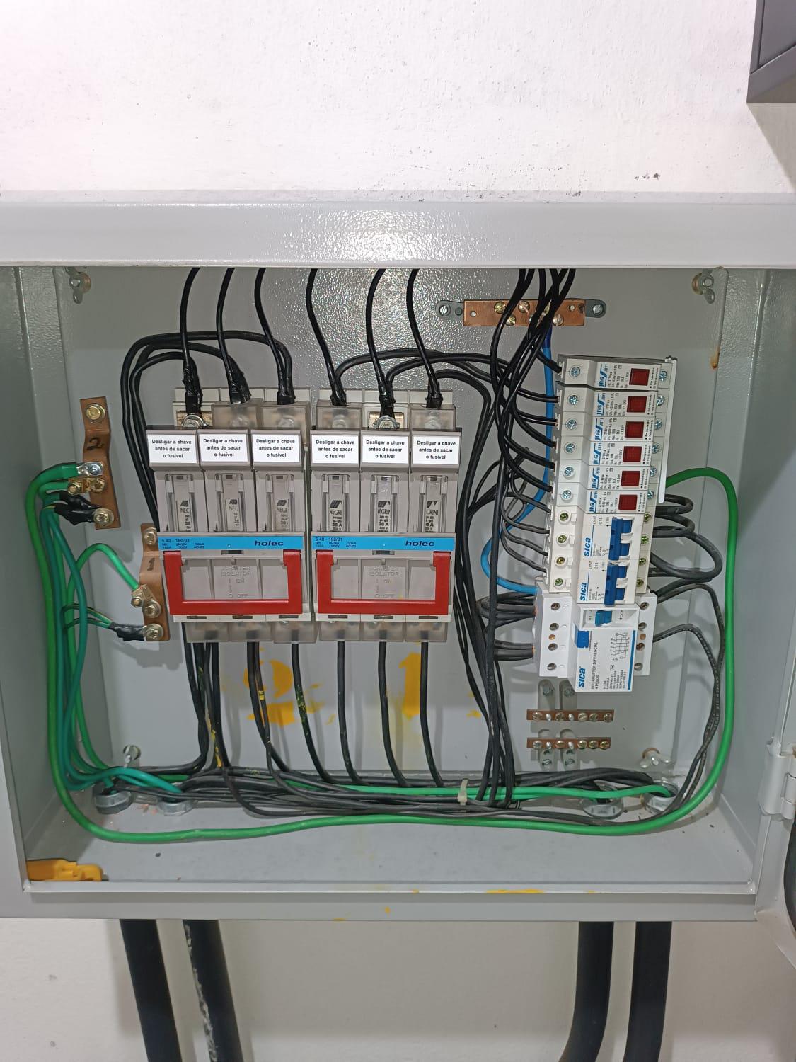 Instalação de DPS com aterramento individual para Elevadores