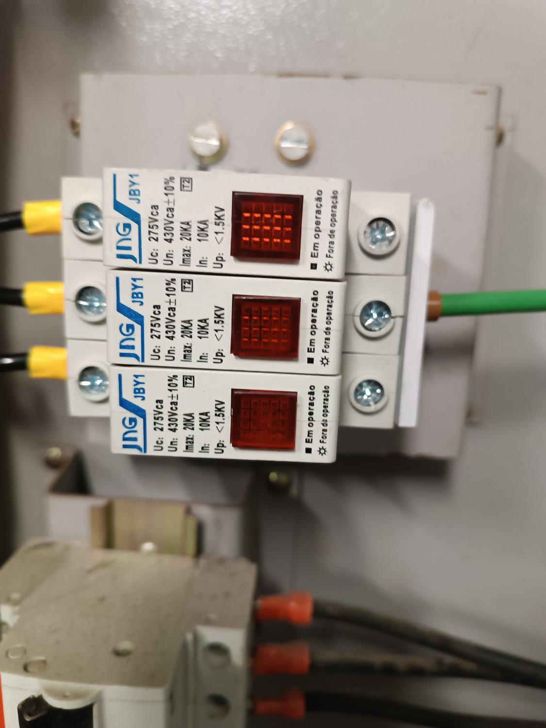 Instalação de DPS com aterramento individual